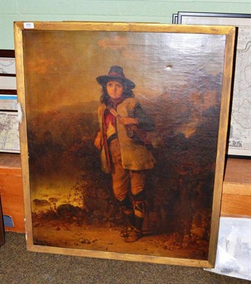 Lot 466 - O. R Jacobi (19th century), country girl in a landscape