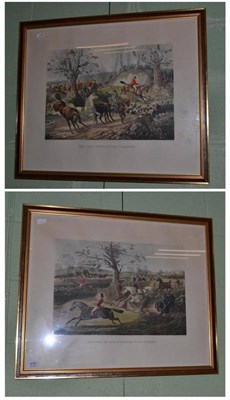 Lot 476 - A Harris, after H Alken, ";The First Introduction to Hounds"; and ";Renewal of Acquaintance...