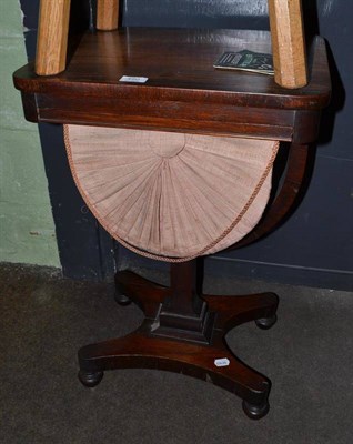 Lot 480 - Rosewood work stand