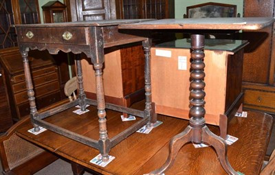 Lot 577 - D-shaped fold over card table