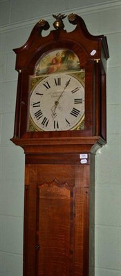 Lot 599 - Late 18th century oak longcase clock by Swinburn of Stokesley