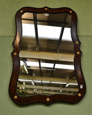 Lot 600 - Two modern decorative gilt framed wall mirrors