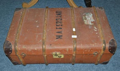 Lot 677 - Trunk and assorted bags including snakeskin