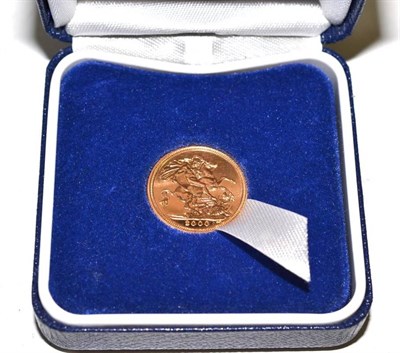 Lot 50 - A cased half sovereign, 2000