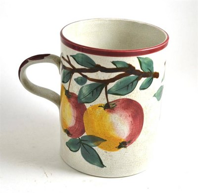 Lot 115 - A Weyms style fruit decorated mug