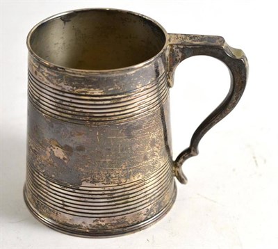 Lot 129 - Silver mug