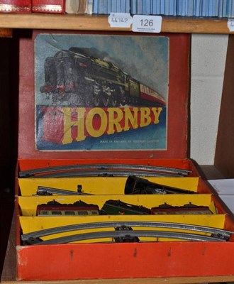 Lot 127 - A boxed Hornby train set