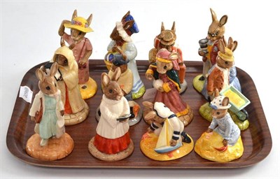 Lot 254 - Twelve Royal Doulton Bunnykins figures