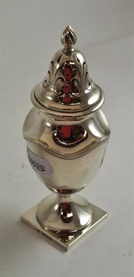 Lot 260 - A silver sugar caster, London 1902