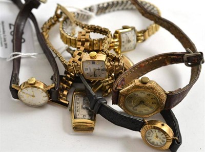 Lot 296 - Assorted watches and straps