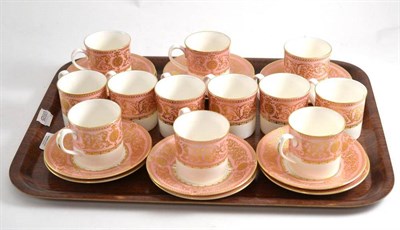 Lot 360 - A part service of Royal Worcester Balmoral coffee cans and saucers