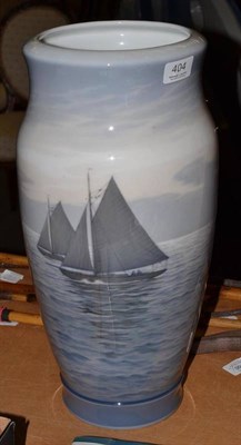 Lot 404 - A large Copenhagen vase