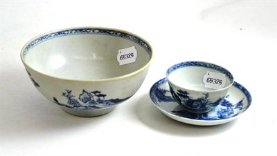 Lot 434 - Two ship wreck cargo bowls and a saucer