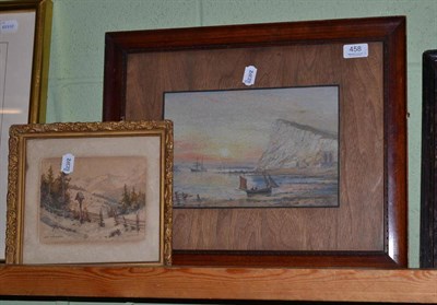 Lot 458 - Shakespeare, 'Cliff, Dover', circa 1900 and another picture