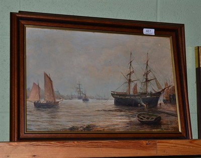 Lot 461 - Bernard Benedict.Hemy (1845-1913), a pair of shipping scenes, each signed, oil on board