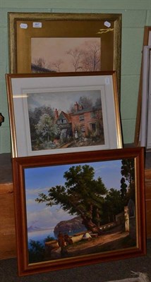 Lot 467 - Arthur William Head, The Vale Chelsea, signed and dated (18)90, watercolour, together with a...