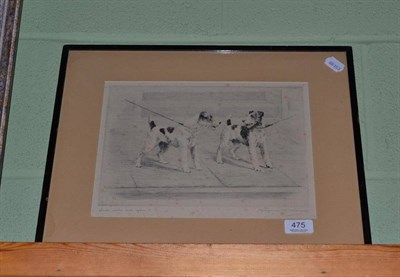 Lot 475 - Marguerite Kirmse ";And Who Are You?";, artist's proof etching, signed and titled in pencil to...