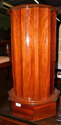 Lot 537 - Victorian mahogany cylinder bedside cabinet