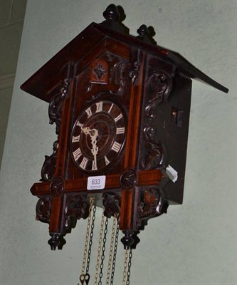 Lot 633 - A Black Forest Hass Sohne cuckoo clock