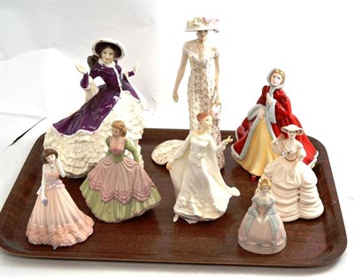 Lot 19 - Eight assorted Doulton and Coalport figures