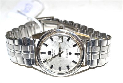 Lot 99 - A stainless steel automatic wristwatch signed Tissot, Sea Star
