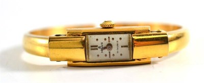 Lot 119 - An 18ct gold watch