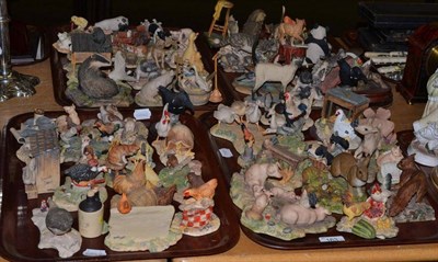 Lot 163 - A collection of approximately eighty five Border Fine Art, Beswick and other animal figures -...