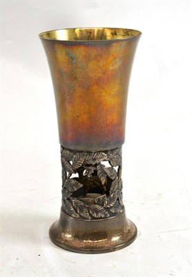 Lot 192 - A silver Epping Forest Goblet, limited edition no.50/500,  London 1978, boxed with certificate