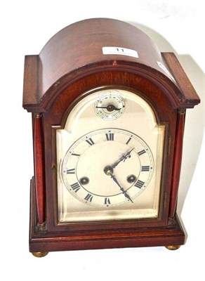 Lot 11 - Mahogany cased bracket clock