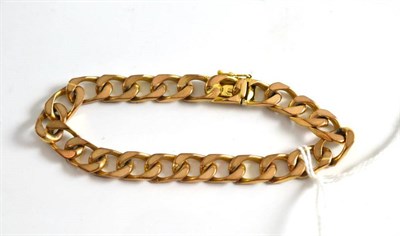 Lot 72 - A 9ct gold curb bracelet