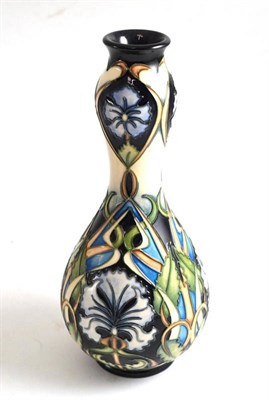Lot 120 - A modern Moorcroft 'Centaurea' collectors club vase (boxed)