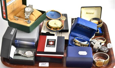 Lot 297 - A quantity of wristwatches