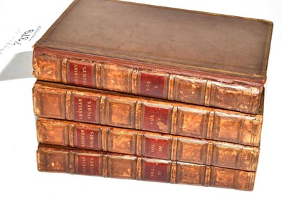 Lot 379 - The Arabian Nights, illustrated by R Westall, 1819, four volumes, calf (rebacked retaining original