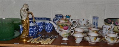 Lot 390 - Royal Worcester four piece tea set and a quantity of assorted ceramics and glass