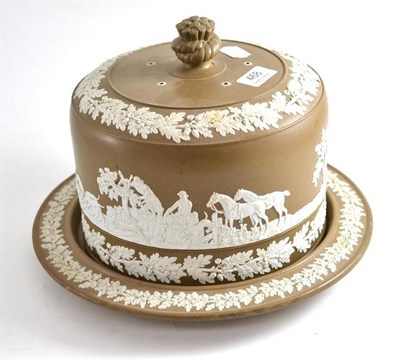 Lot 468 - Victorian Jasperware cheese dome