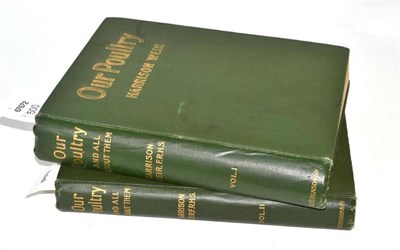 Lot 500 - Harrison Weir, Our Poultry, two volumes