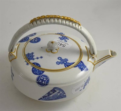 Lot 545 - Royal Worcester teapot 1879