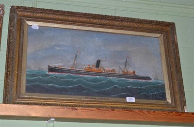 Lot 579 - R Waring, SS Cork of Dublin, signed oil, in a gilt frame