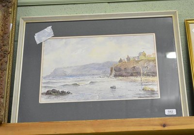 Lot 582 - Watercolour of Robin Hood's Bay by Edward H Simpson