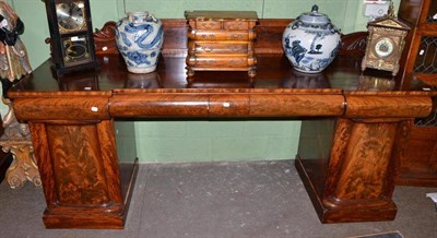 Lot 654 - A Victorian mahogany butler's sideboard