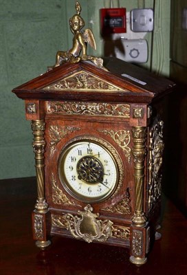 Lot 655 - Continental mantel clock