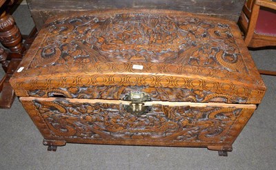 Lot 699 - Camphor wood chest