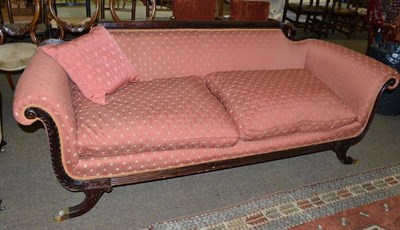 Lot 718 - Regency style settee