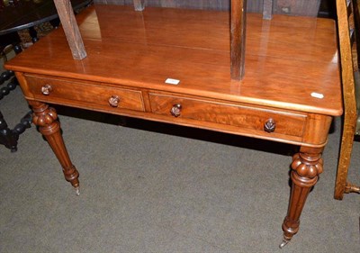 Lot 748 - Victorian mahogany writing table