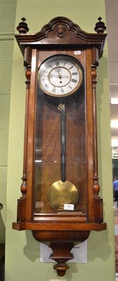 Lot 796 - A walnut cased Vienna wall clock