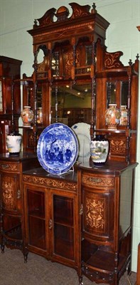 Lot 799 - Victorian inlaid rosewood chiffonier