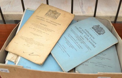 Lot 827 - Quantity of booklets on Colliery explosions