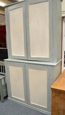 Lot 841 - Large pine cupboard