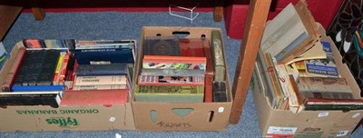 Lot 862 - A quantity of books in three boxes