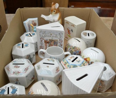 Lot 879 - Collection of Beatrix Potter ceramics